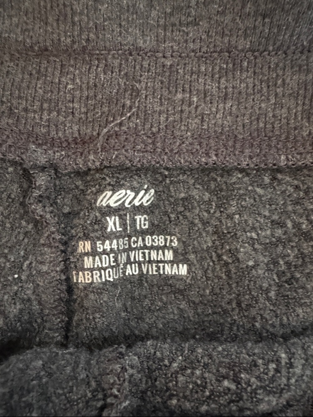 Aerie Black Joggers with Gold Star Print - Picture 2 of 9